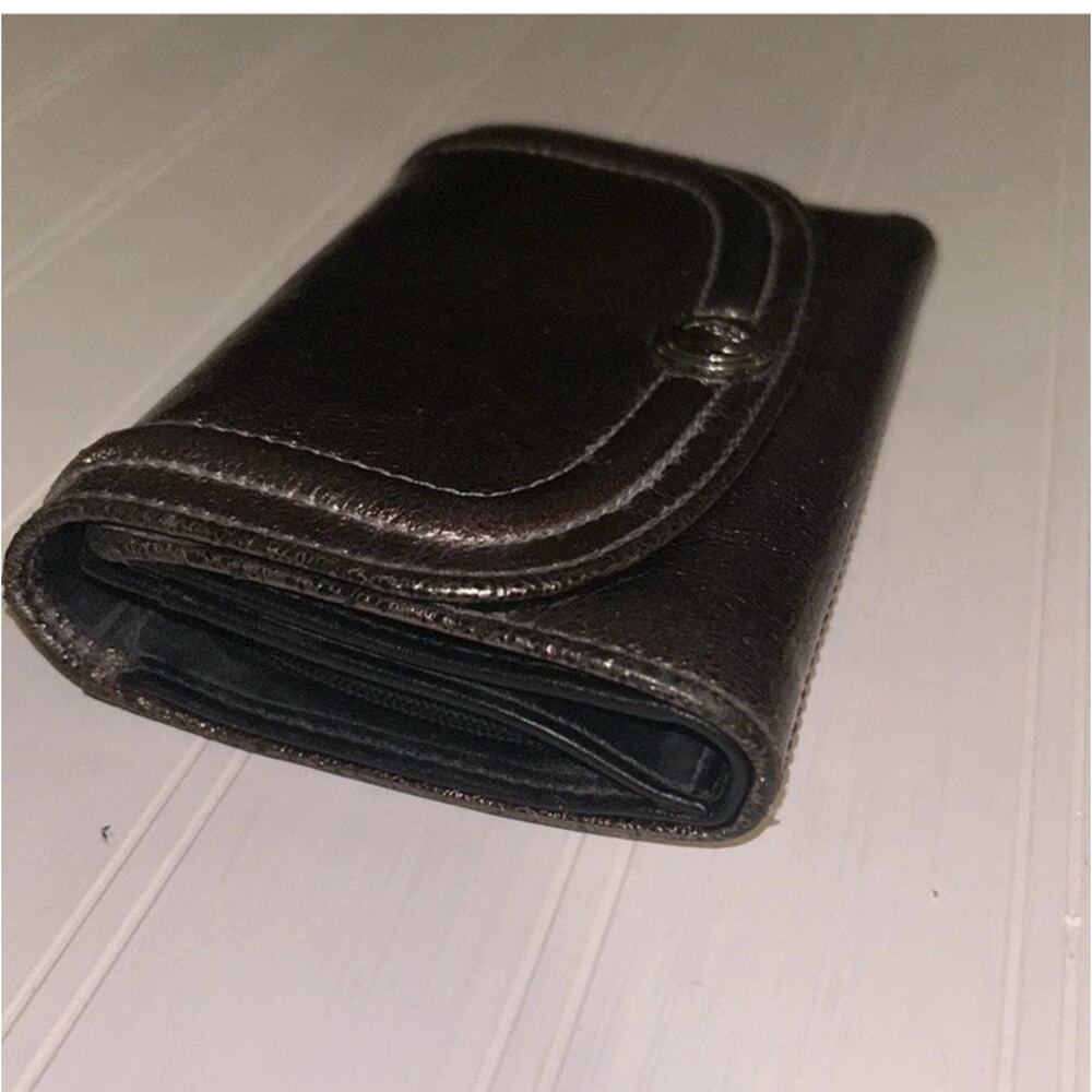 Coach Metallic Wallet Glitter Shiny Sparkle! Very Nice - Picture 4 of 6